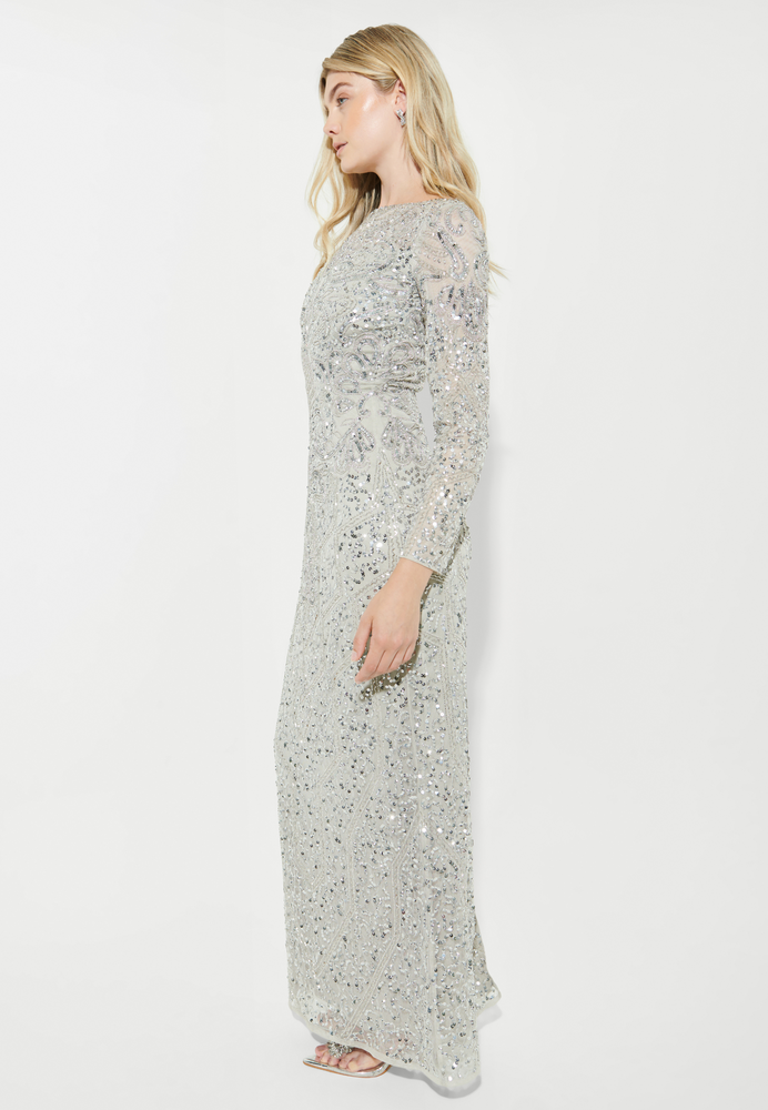 
                  
                    NOYA MODEST EMBELLISHED SEQUIN MAXI DRESS | BTM240206
                  
                