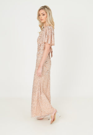 
                  
                    ROLA EMBELLISHED SEQUIN DRESS SIDE
                  
                