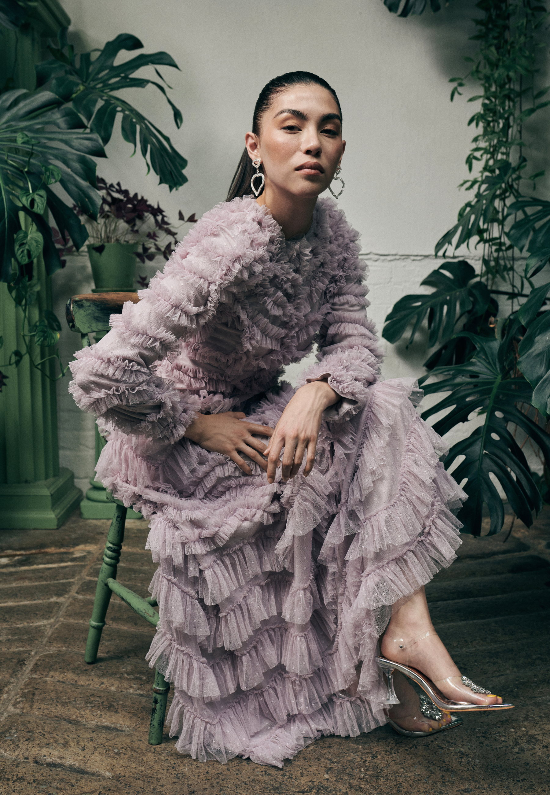 Zuma Modest Ruffle Maxi Dress | MTZ250111