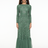 Olga Embellished Sequin Maxi Dress | MTZ250809