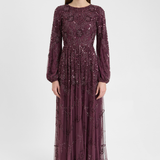Tiana Embellished Sequin Maxi Dress | MTZ250715