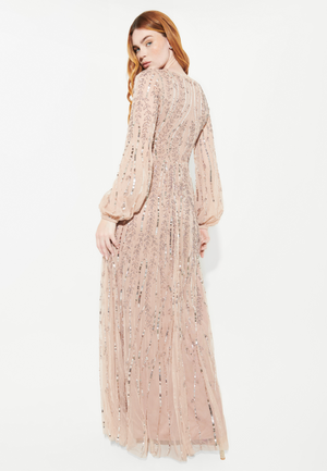 
                  
                    YARA MODEST EMBELLISHED SEQUIN MAXI DRESS | BTM231204
                  
                