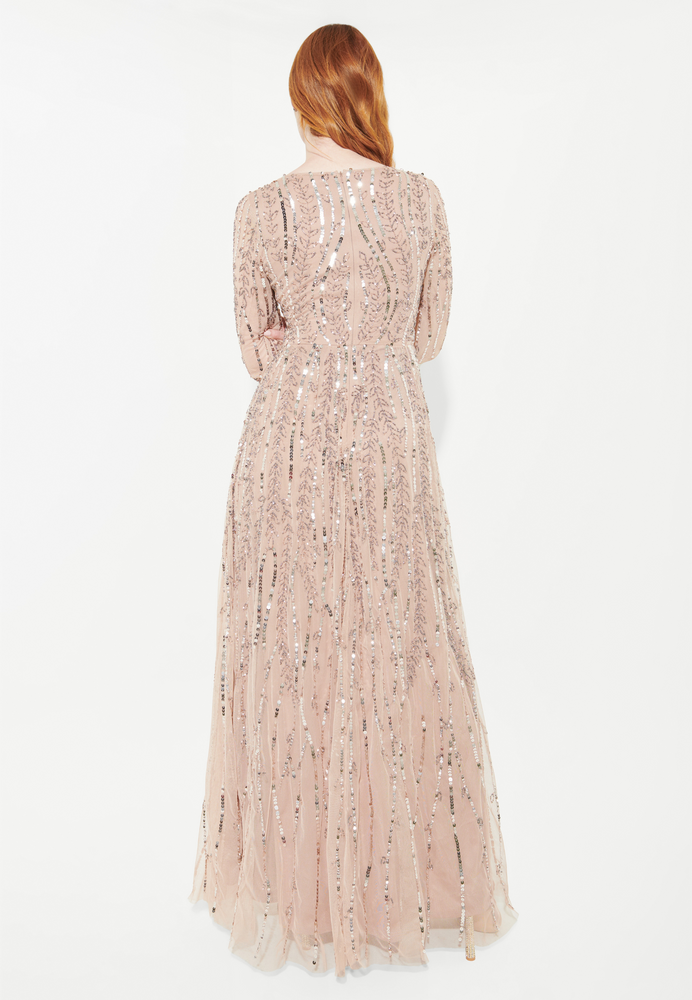 
                  
                    YARA MODEST EMBELLISHED SEQUIN MAXI DRESS | BTM231204
                  
                