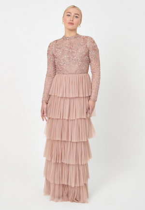 
                  
                    ZEBA MODEST EMBELLISHED SEQUIN DRESS | M2205021
                  
                