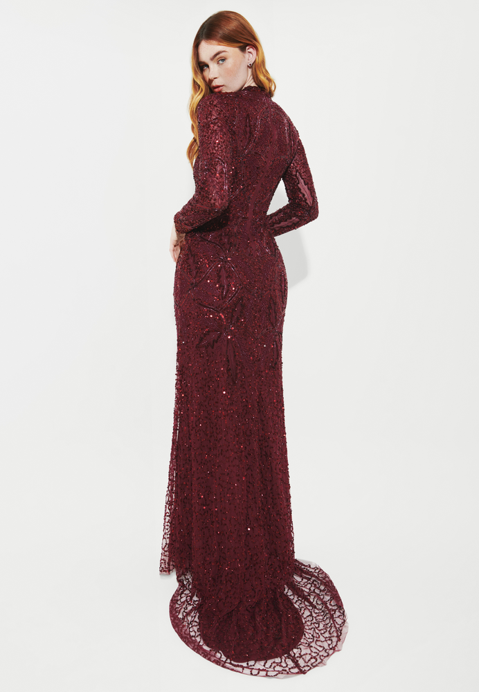 
                  
                    ZEINA MODEST EMBELLISHED SEQUIN MAXI DRESS | BTM231202
                  
                