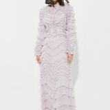 Zuma Modest Ruffle Maxi Dress | MTZ250111