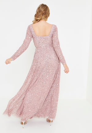 
                  
                    Enya Embellished Sequins Maxi Dress
                  
                