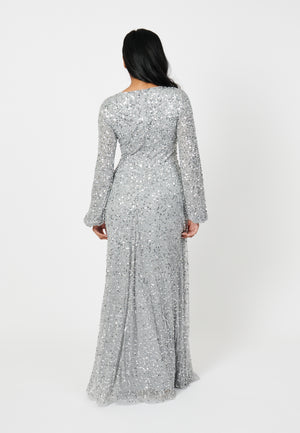 
                  
                    Maryisa Lois Modest Embellished Sequin Dress
                  
                