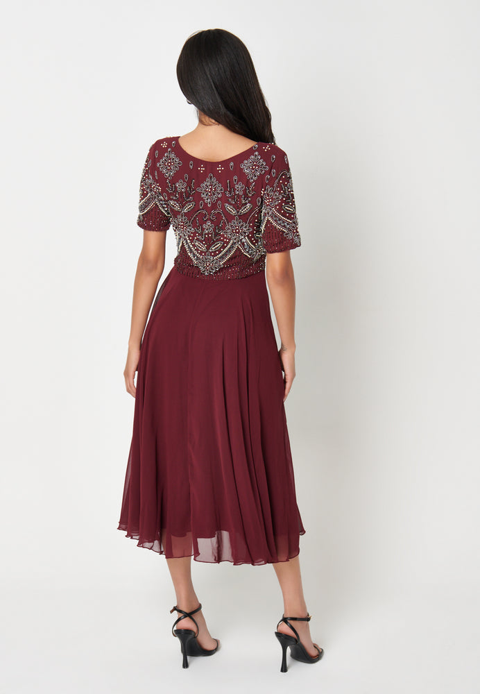 
                  
                    Clara Embellished Sequin Dress
                  
                
