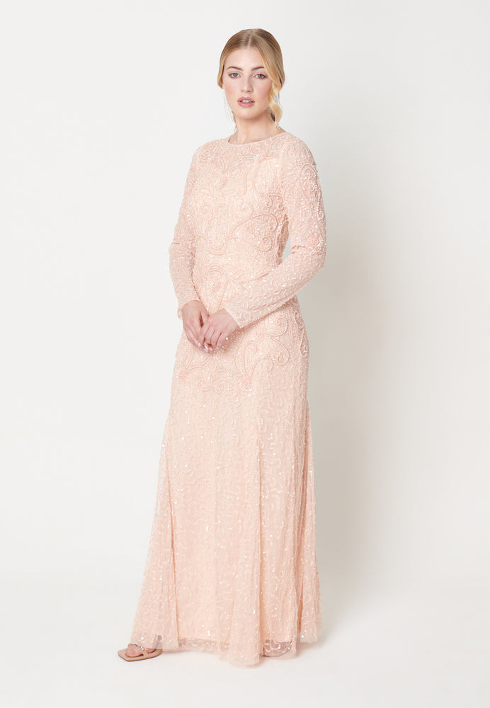 
                  
                    Maryisa Kaylee Modest Embellished Sequin Dress
                  
                